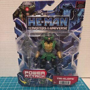 Netflix He-Man Masters of the Universe MOTU TRI-KLOPS Power Attack Figure NEW
